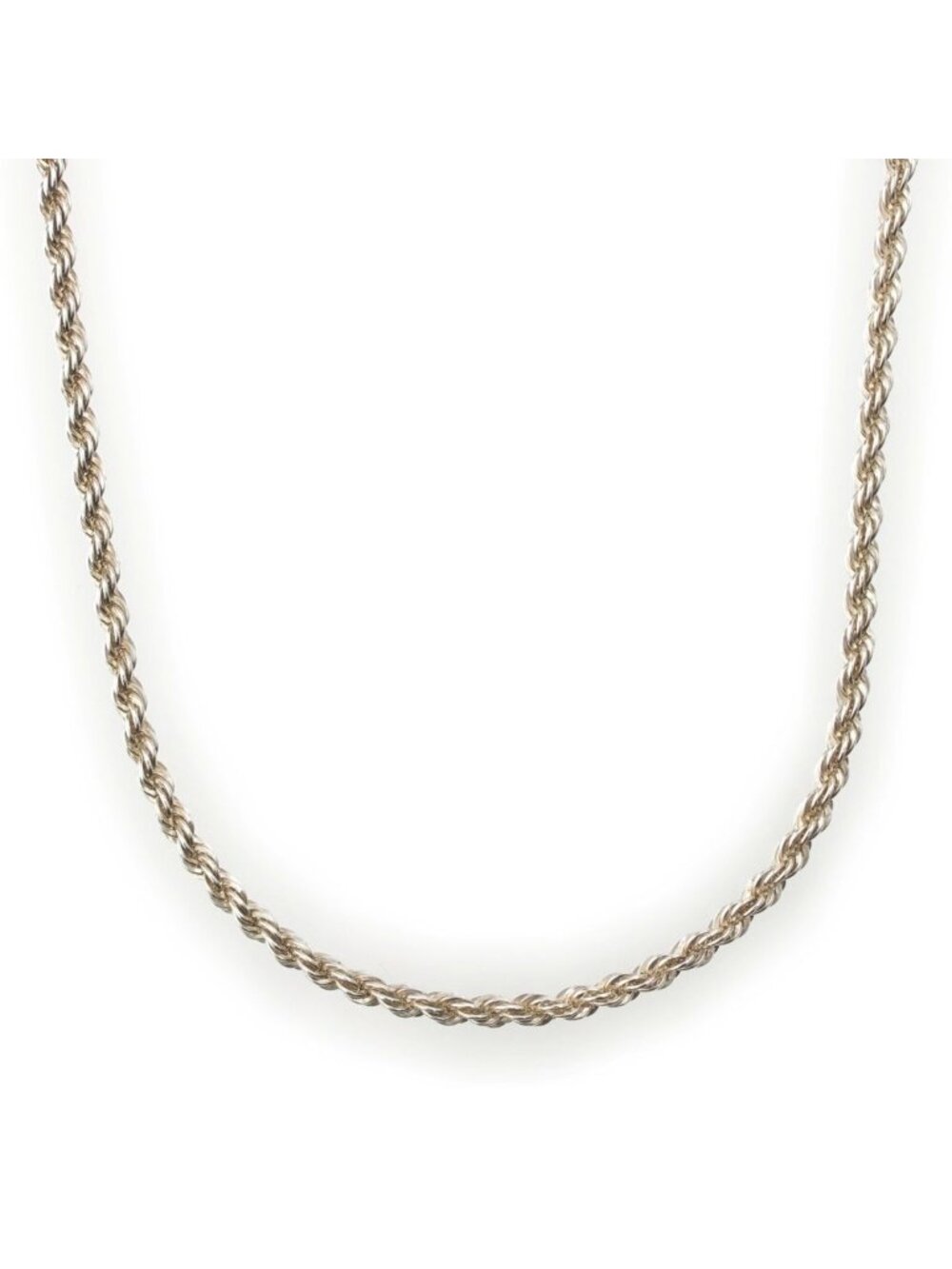 Tiffany & Co Twist Chain Necklace 925 Sterling Silver